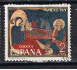 Sellos de Europa - Espaa -  Edifil  2061  Navidad´71  Fragmento del altar de Avila. 