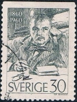 Stamps Sweden -  CENT DEL NACIMIENTO DEL POETA ANDERS ZORN. Y&T Nº 446 a