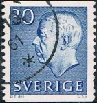 Stamps Sweden -  GUSTAVO VI ADOLFO 1961-68. Y&T Nº 464