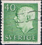 Sellos de Europa - Suecia -  GUSTAVO VI ADOLFO 1961-68. Y&T Nº 469