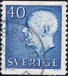 Sellos de Europa - Suecia -  GUSTAVO VI ADOLFO 1961-68. Y&T Nº 470
