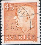 Sellos de Europa - Suecia -  GUSTAVO VI ADOLFO 1961-68. Y&T Nº 471
