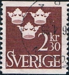 Stamps Sweden -  ESCUDO 1961-68. Y&T Nº 477A