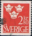 Stamps Sweden -  ESCUDO 1961-68. Y&T Nº 479A
