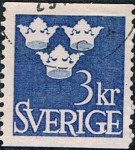 Stamps Sweden -  ESCUDO 1961-68. Y&T Nº 480