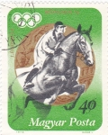 Stamps Hungary -  munich-72 - hípica