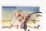 Stamps Nagaland -  munich-72 - boxeo
