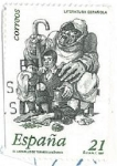Sellos de Europa - Espaa -  Literatura Española. Personajes de Ficción