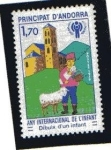 Stamps : Europe : Andorra :  Año internacional del niño