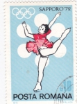 Stamps Romania -  J.J.O.O. -SAPPORO -72   - patinaje artístico