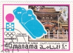 Stamps : Asia : Bahrain :  J.J.O.O. -SAPPORO -72   -bobsleigh hombres