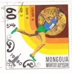 Sellos de Asia - Mongolia -  J.J.O.O. - MOSCÚ-80  - Atletismo