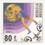 Stamps Mongolia -  J.J.O.O. - MOSCÚ-80  - Boxéo