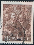 Stamps Sweden -  250º ANIV DEL NACIMIENTO DEL PINTOR CARL GUSTAF PILO. Y&T Nº 482
