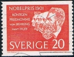 Sellos del Mundo : Europa : Suecia : 60 ANIV. DEL PREMIO NOBEL. LAUREADOS EN 1901. Y&T Nº 488