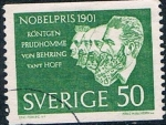 Sellos del Mundo : Europa : Suecia : 60 ANIV. DEL PREMIO NOBEL. LAUREADOS EN 1901. Y&T Nº 490