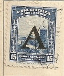 Stamps Colombia -  Cartagena de Indias Fortificación Española
