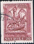 Stamps Sweden -  MONUMENTOS NACIONALES. INTERIOR DEL STORKYKAN, EN ESTOCOLMO. Y&T Nº 495