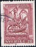 Sellos de Europa - Suecia -  MONUMENTOS NACIONALES. INTERIOR DEL STORKYKAN, EN ESTOCOLMO. Y&T Nº 495