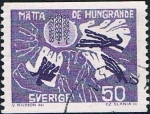 Stamps : Europe : Sweden :  CAMPAÑA MUNDIAL CONTRA EL HAMBRE. Y&T Nº 504
