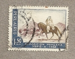 Stamps Peru -  Exposición peruana en París