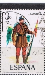 Sellos de Europa - Espaa -  Edifil  2383  Uniformes militares.  