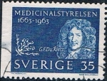 Stamps Sweden -  TRICENT DE LA DIRECCIÓN NACIONAL DE LA SANIDAD PÚBLICA. DENT. A 3 LADOS. Y&T Nº 508a
