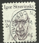Sellos del Mundo : America : Estados_Unidos : Stravinsky
