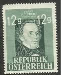 Stamps : Europe : Austria :  Schubert