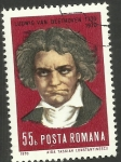 Stamps Romania -  Beethoven