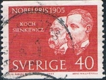 Sellos del Mundo : Europa : Suecia : LAUREADOS CON EL PREMIO NOBEL EN 1905. Y&T Nº 530