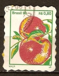 Sellos de America - Brasil -  maçã-manzana.