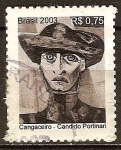 Stamps : America : Brazil :  " O gangaceiro".Cândido Portinari (pintor).