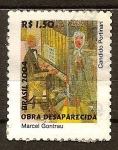 Stamps : America : Brazil :  "Pinturas desaparecidas de Cándido Portinari"Marcel Gontrau.