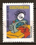 Stamps : America : Brazil :  "Profesiones"Costurera.