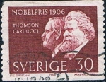 Sellos del Mundo : Europa : Suecia : LAUREADOS CON EL PREMIO NOBEL EN 1906. Y&T Nº 552