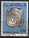 Stamps : Africa : Morocco :  Monedas de Marruecos.(Rabat, moneda de plata de 1774/5).