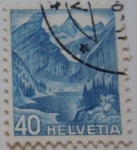 Stamps Switzerland -  Montaña y Naturaleza