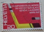 Stamps Switzerland -  Hockei