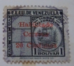 Stamps : America : Venezuela :  TIMBRE TELEGRAFICO