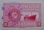 Stamps Venezuela -  FLOTA MERCANTIL GRANCOLOMBIANA 5 DE JULIO DE 1947