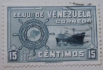Stamps : America : Venezuela :  FLOTA MERCANTIL GRANCOLOMBIANA 5 DE JULIO DE 1947