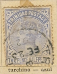 Stamps : America : Trinidad_y_Tobago :  R. Victoria Ed 1883