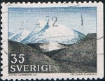 Stamps Sweden -  FJALLS , ALTAS MONTAÑAS. DENT. A 3 LADOS Y&T Nº 558a
