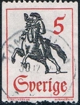 Stamps : Europe : Sweden :  MENSAJERO A CABALLO. Y&T Nº 574