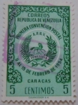 Stamps Venezuela -  PRIMERA CONVENCION POSTA 9 AL 15 DE FEBRERO DE 1954 CARACAS