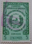 Sellos de America - Venezuela -  PRIMERA CONVENCION POSTA 9 AL 15 DE FEBRERO DE 1954 CARACAS