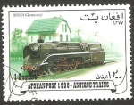 Stamps Afghanistan -  Tren antiguo de Alemania