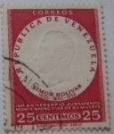 Stamps Venezuela -  SOMON BOLIVAR