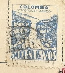 Stamps Colombia -  Sobreporte aereo